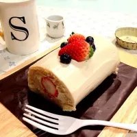 [VEGAN] 豆腐クリームのロールケーキ|sayahさん