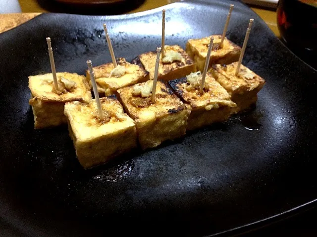 おちょぼ揚げ 生姜醤油|鴨なんばさん