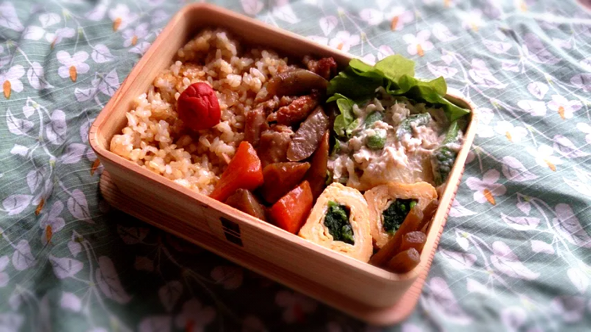 鶏ごぼうのお弁当|けいこさん