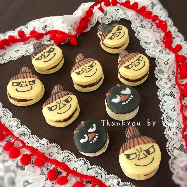 ムーミンファミリーリトルミイとスティンキーアイシングマカロン ゆぃ Snapdish スナップディッシュ Id Hfrasa