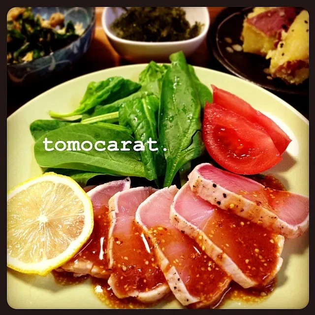 ちび隊長の 洋風タタキ|tomocarat.さん