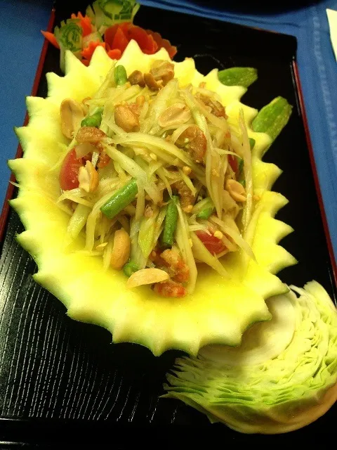 Snapdishの料理写真:Som Tum; thai papaya salad|Prae~*さん