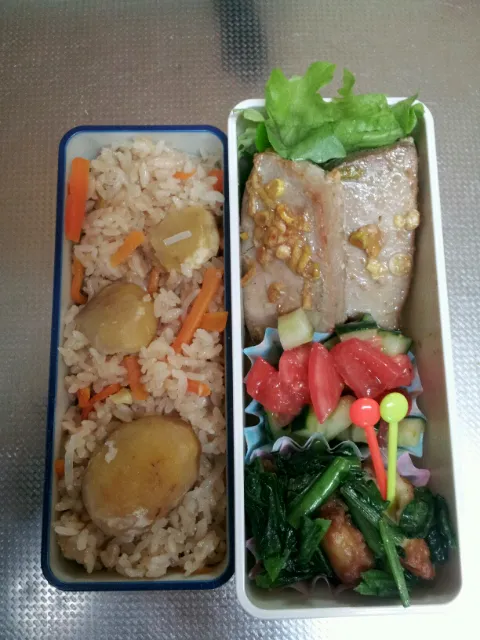 ﾏｸﾞﾛの香味焼き弁当☆|ばってぃーまま＠♪さん