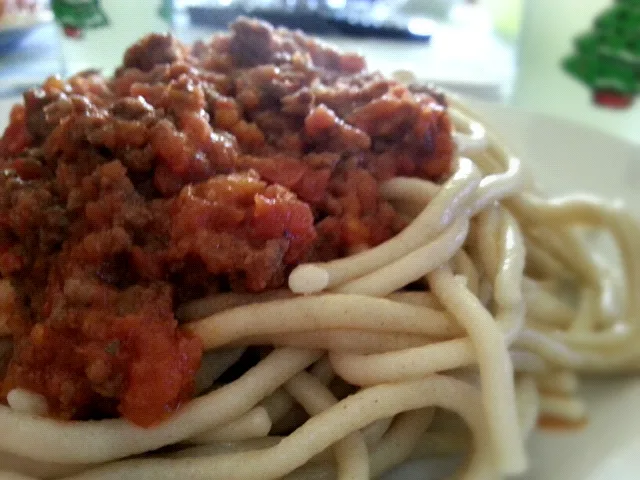 classic pasta and my bolognese sauce....awesome!|Daniel Olléさん