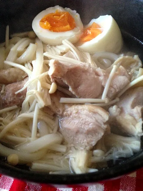 Snapdishの料理写真:親子塩うどん|良子さん