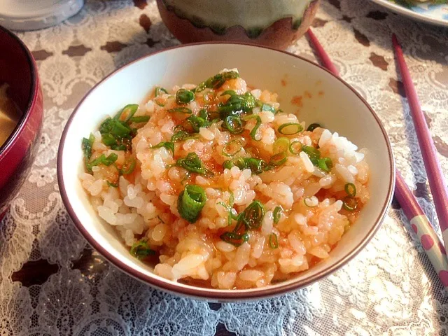 明太子卵かけご飯|しーたんさん