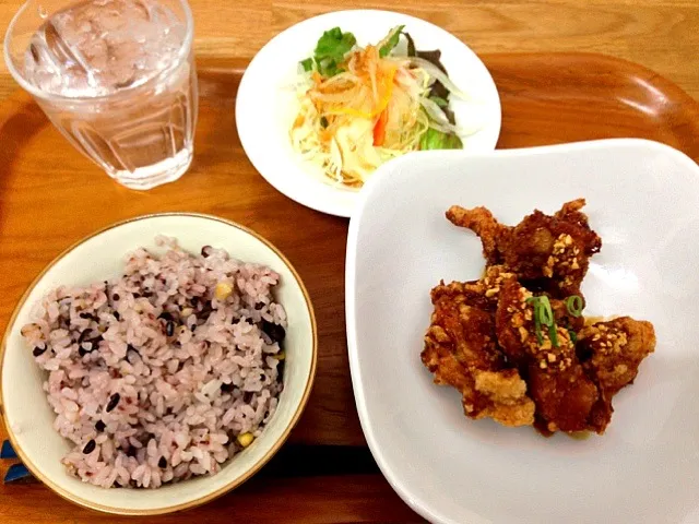 まかない唐揚げ定食(少なめ)|まからいとさん