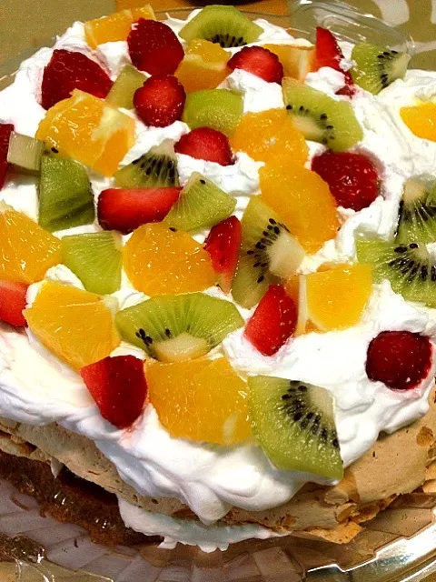 My bff make me Pavlova 💗💗💗💗 love u|Farah Diba Jamalさん