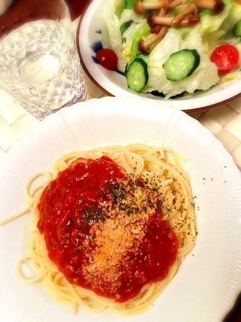 夕飯〜ミートスパ〜|美羽さん