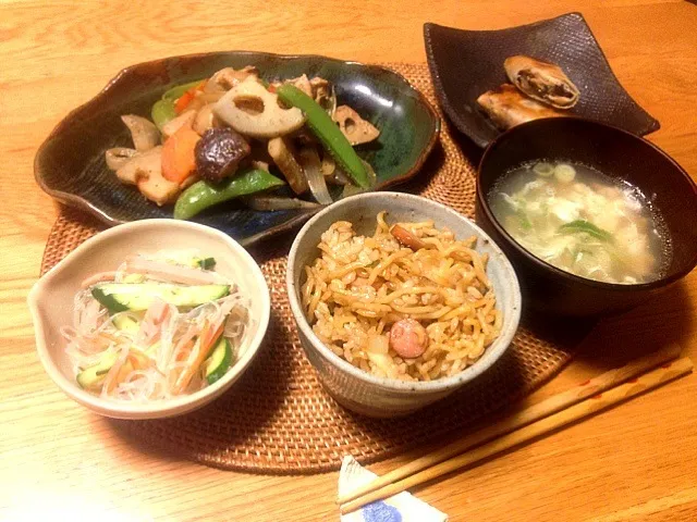 Snapdishの料理写真:中華な夜ご飯|mioさん