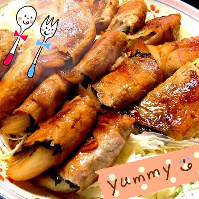 新タマネギの肉巻き|Ychanさん