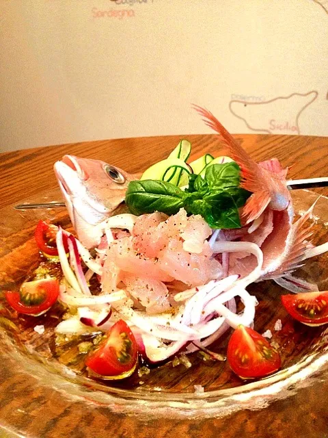 真鯛のカルパッチョ|ゆぅさん