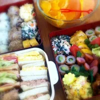 Snapdishの料理写真:手作り弁当彼氏が言う120点弁当|ちかさん