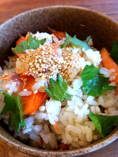 Snapdishの料理写真:Trout rice with herbs|Megさん