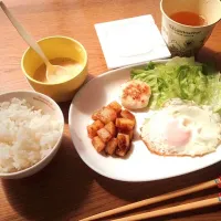 Snapdishの料理写真:朝ごはん|kunkun.mi-さん