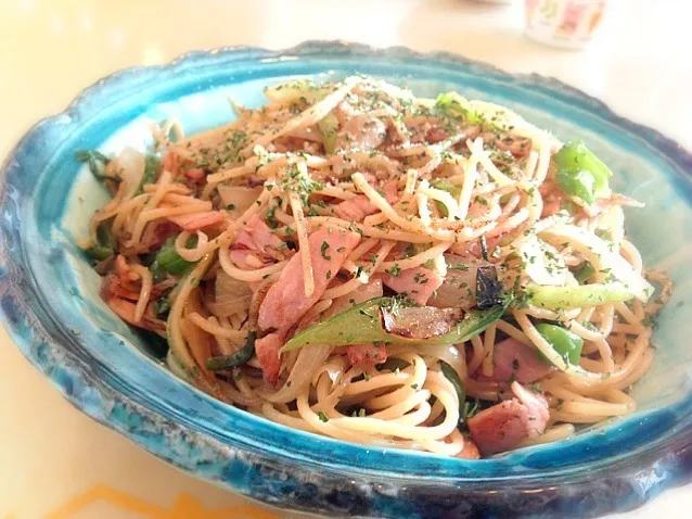 ロメスパ風バター醤油パスタ|不動南平さん