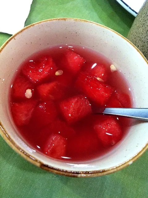 Snapdishの料理写真:Watermelon dessert|tiffany chendrainyさん