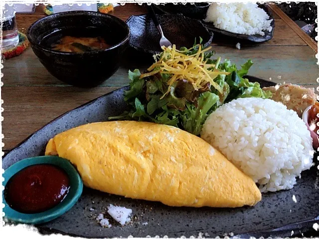 チーズオムレツ ランチ♬|プーティさん