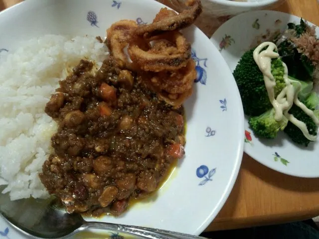 挽き肉とお豆のカレー|はぎのつきさん