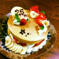 お誕生日パンケーキ|すぎやまさん