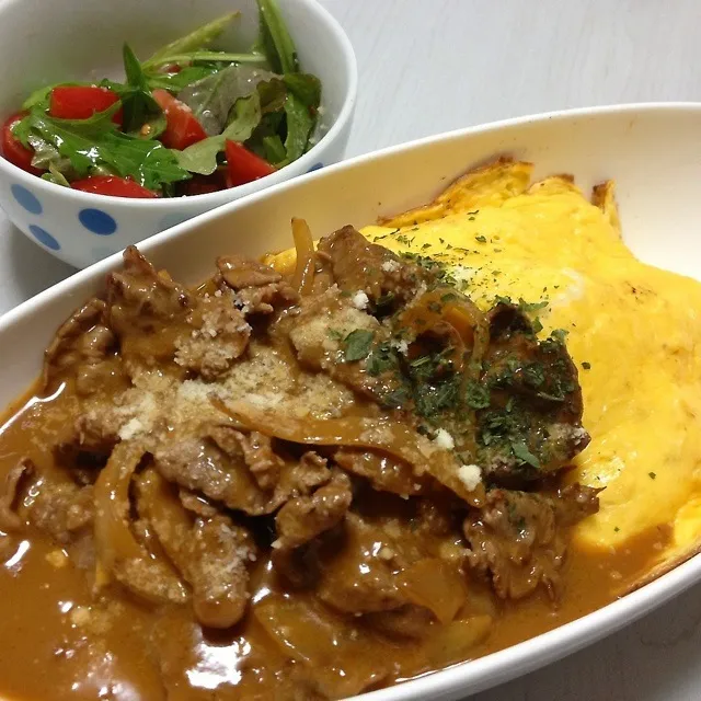 ビーフストロガノフオムライス|直場友紀恵さん