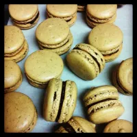 Coffee macarons.|Esther :dさん