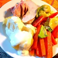 Snapdishの料理写真:Turkey and potatoes|Tobbeさん