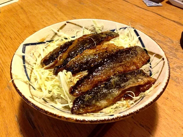 鰯の蒲焼き丼|Taketoshi Satoさん