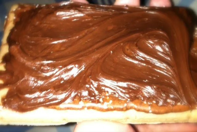 Chocolate Toaster Pastry w/ Chocolate Frosting. #stonerfood|robb revereさん