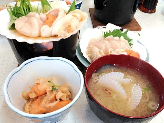 特大天然帆立ランチ@標津町お食事処しのだ|juneshunさん