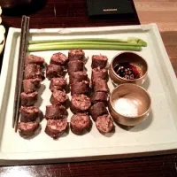 Sundae - traditional North Korean sausage.|Gregさん