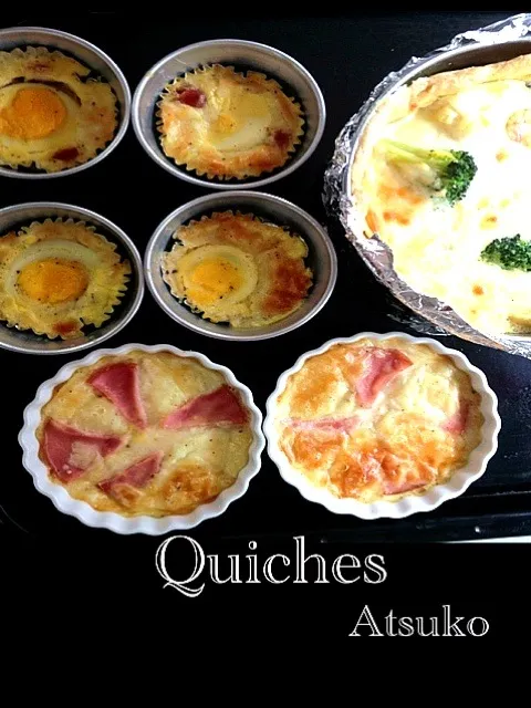 Snapdishの料理写真:Quiches！|あっちゃんさん