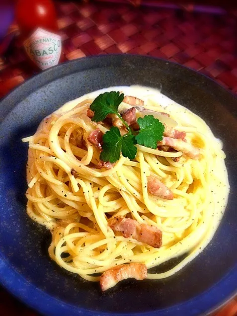 Carbonara🍳カルボナーラ by chef hubby|🌈Ami🍻さん