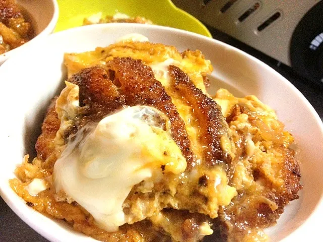 Snapdishの料理写真:鶏カツ丼|たびもかさん