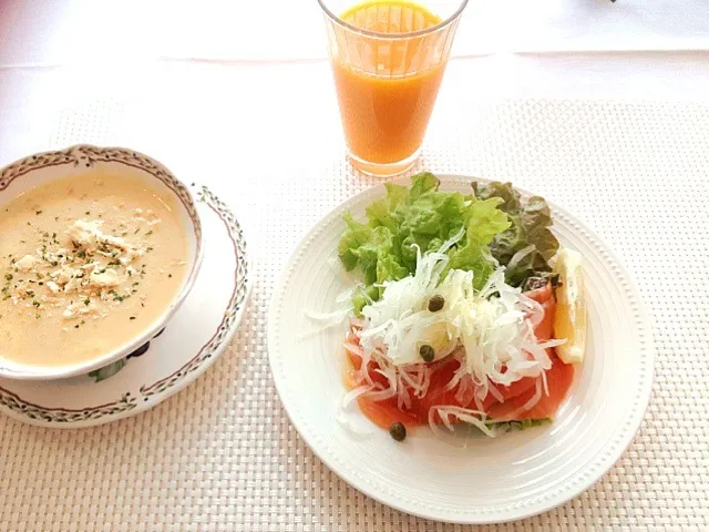 お祝いランチ〜前菜@産院|まりこさん