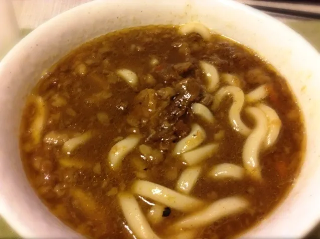 Snapdishの料理写真:牛すじカレーうどん|秋元 正也さん