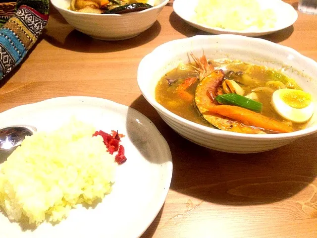 Snapdishの料理写真:スープカレー♡|maamさん