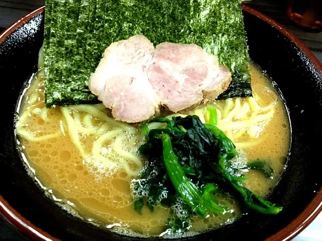 Snapdishの料理写真:ラーメン こいめ かため のり|tecklさん