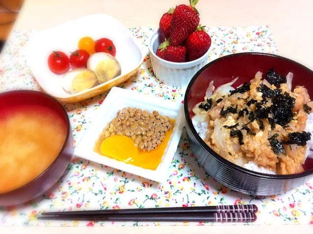 親子丼と煮卵|1614さん