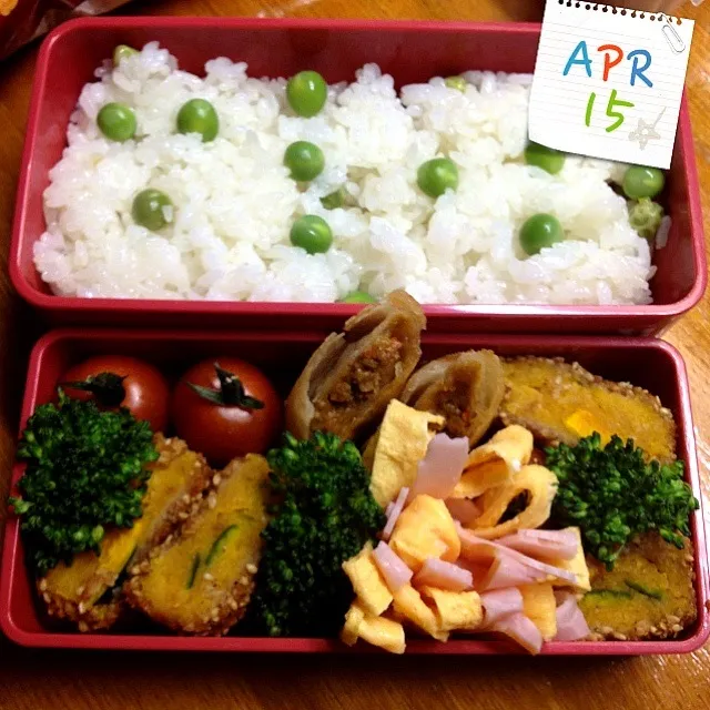 お嬢さんのお弁当4/15(#^.^#)|kanako/Ｔ かなちゃんさん