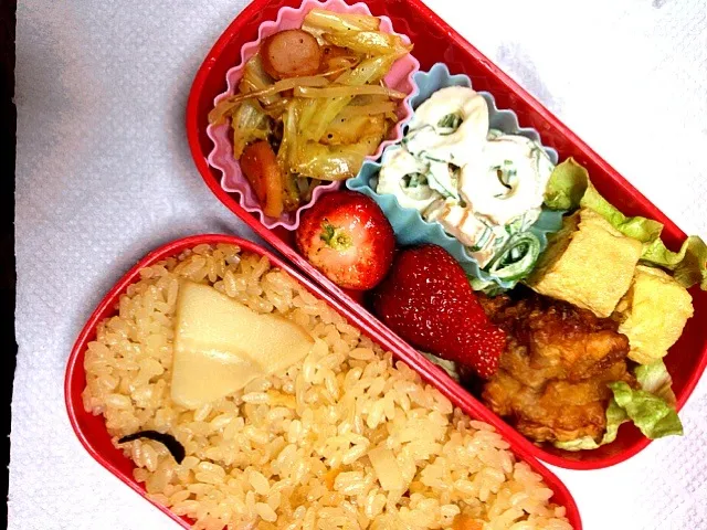 今日のお弁当♡4月15日|えりかさん