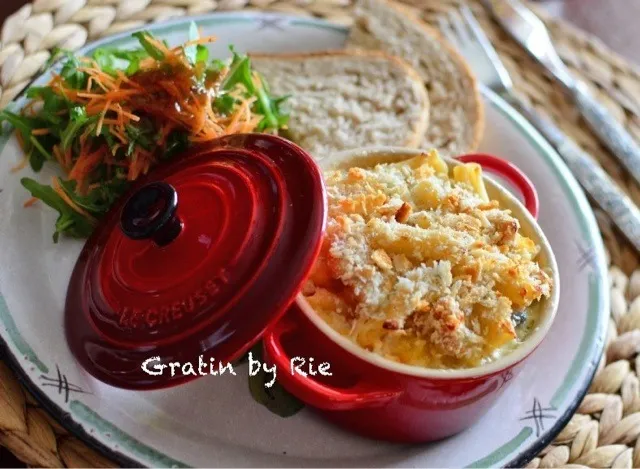 おひとりさまチーズグラタン|Rie in Norwayさん