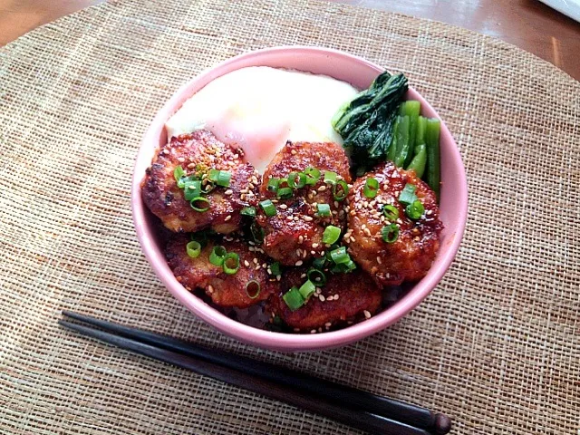 鶏団子の味噌煮弁当|信太郎さん