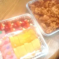 Snapdishの料理写真:お花見のお弁当*\(^o^)/*おかず担当！|ちえさん