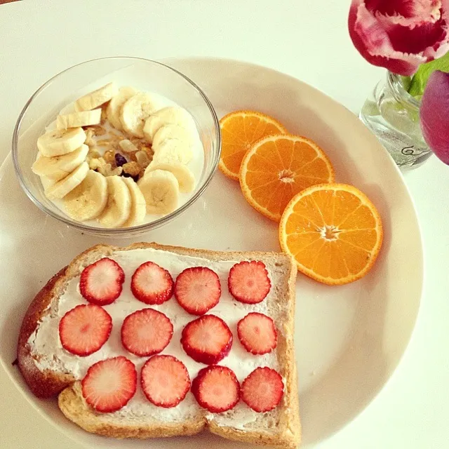 breakfast😘4/16|ズッキーさん