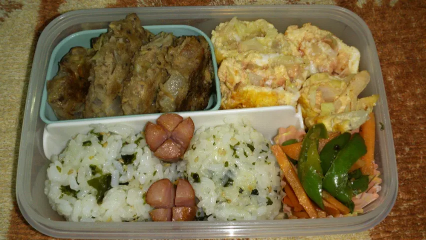 Snapdishの料理写真:旦那さん弁当|ひまわりさん