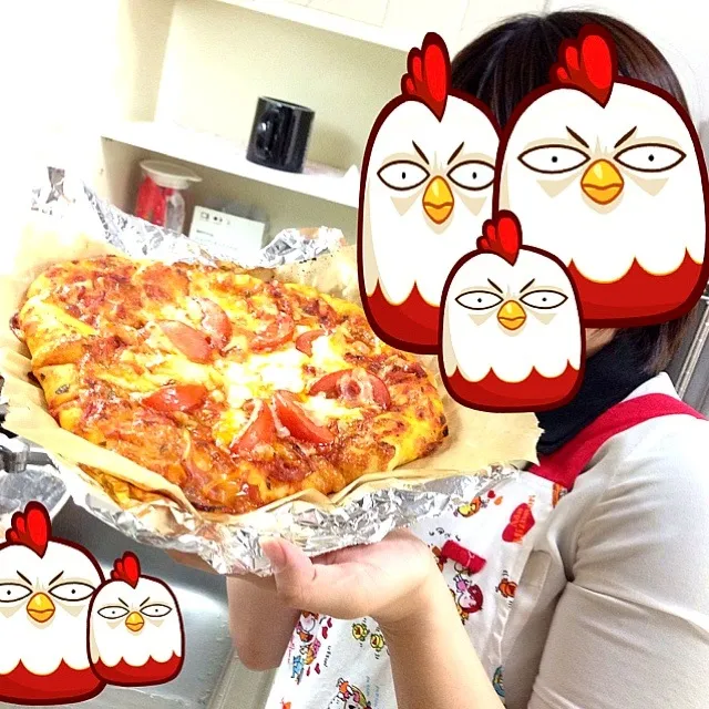 Snapdishの料理写真:手作りピザ|vivacoさん