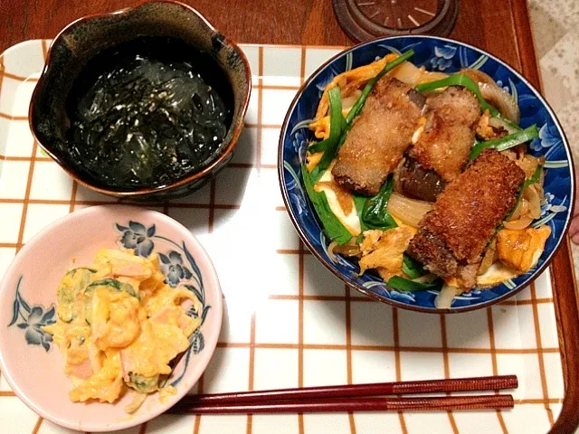 こんにゃくカツ丼|みいさん