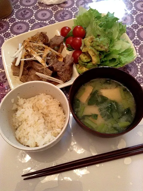 焼肉定食 塩麹たれ|綾乃さん