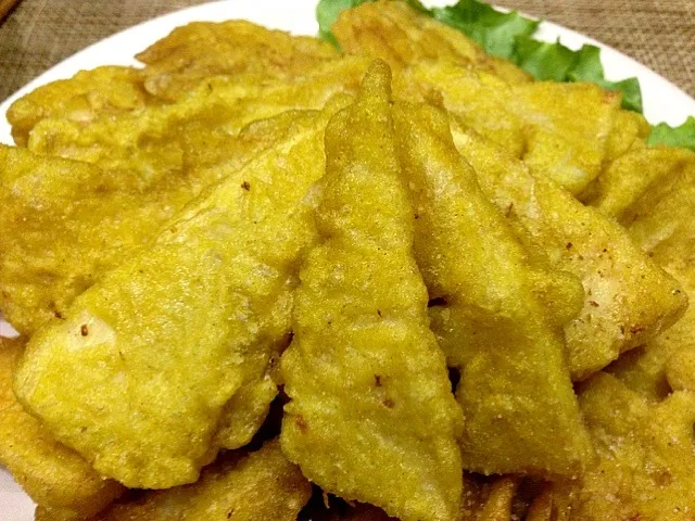 筍のカレー風味天ぷら😋|みほままこさん